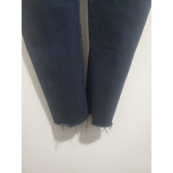 Project Womens Distressed Heavy Stitch Relaxed Straight Leg Blue Jeans Size 20 - Picture 5 of 5